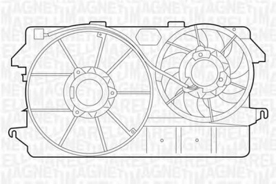 MAGNETI MARELLI 069422321010 -  Вентилятор, охлаждение двигателя